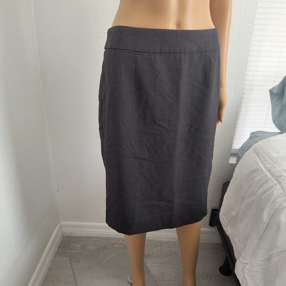 Gray Calvin Klein Pencil Skirt